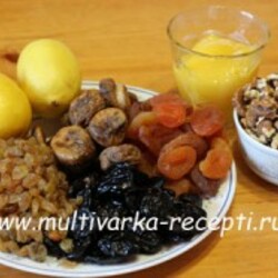 Витаминная смесь из сухофруктов для иммунитета с медом