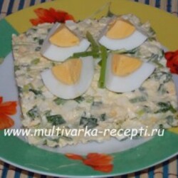Салат из зелёного лука