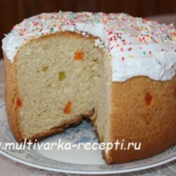 Кулич творожный в мультиварке