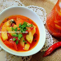 Кабачки в томате на зиму