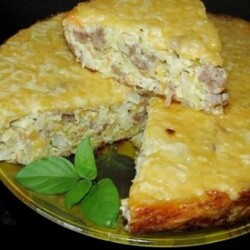 Запеканка из капусты с мясом в мультиварке