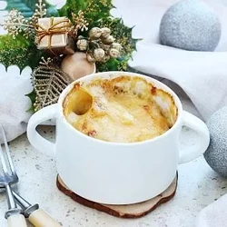 Жюльен с грибами и курицей