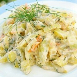 Кабачки в сметане