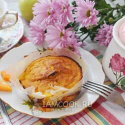 Запеканка из тыквы с яблоками