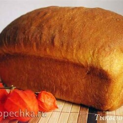 Хлеб на тыквенном пюре