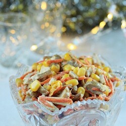 Салат "Раз, два, три"