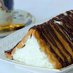 Десерт без выпечки "Творожный домик"