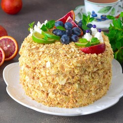 Торт «Наполеон» с кремом Пломбир (Каринэ 27.09.25 Сб.13-15) похоже очень