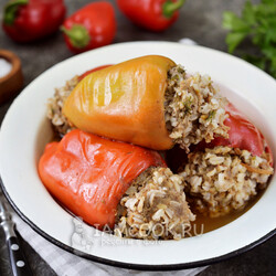 Фаршированные перцы с бурым рисом (Шушаник 16.09.25 Перв.,вт) точно