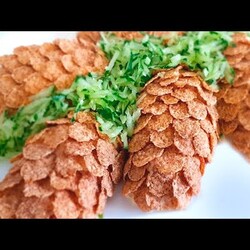 Салат "Шишки" к новогоднему столу (Махно 24.12.24 3325) точно