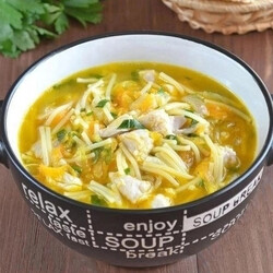 Куриный суп с жареной вермишелью (Зажицкая 10.05.25 ПП 10.00) точно