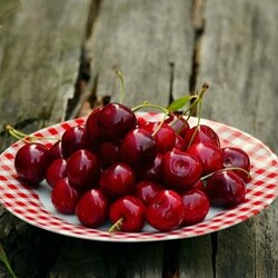 Шарлотка+десерт из черешни