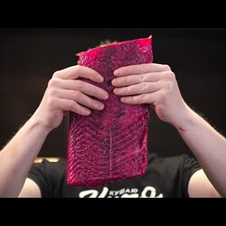 Малосольная форель с особым вкусом! красная рыба, свёкла