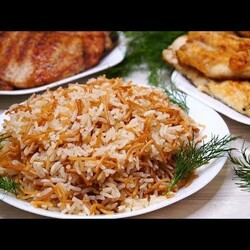 Вермишель+рис Гарнир, рецепт из Турции и к нему на выбор вкусное мясо и рыба