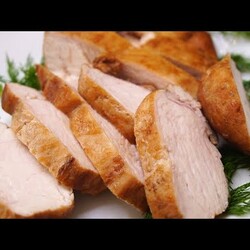 Куриная грудка в соевом соусе.