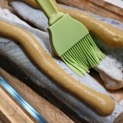 Минтай, горчица