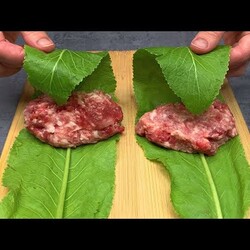 Голубцы из листьев хрена Рецепт из листьев хрена. Так мало кто готовит а зря! ХРЕНОВЫЕ голубцы