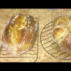 Амарантовый хлеб на пшеничной закваске