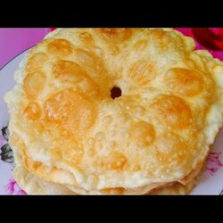 Лепёшки с сыром во фритюре