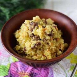 Пшенная каша с тушенкой в мультиварке — рецепт с фото