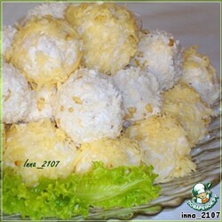 Закуска "Рафаэлло" из куриной грудки