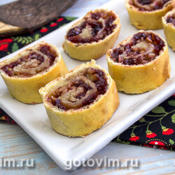 Венгерский ретеш с грецкими орехами. Рецепт с фото