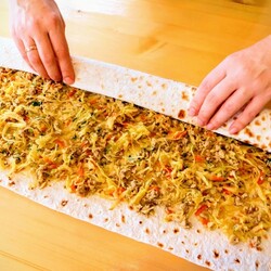 Закуска из обычного лаваша