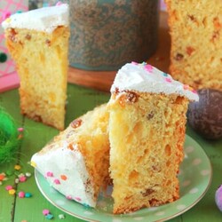 Творожный кулич с апельсином