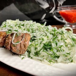 Маринованный лук как в шашлычной