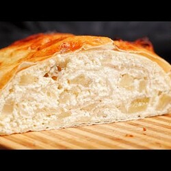 Творожно - БАНАНОВЫЙ РУЛЕТ БЕЗ МУКИ ЗА 15 МИНУТ ☆ Обалденный ДЕСЕРТ И НИКАКОГО ТЕСТА