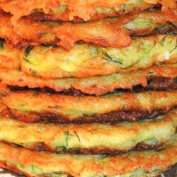 Драники овощные с рисовыми хлопьями, пошаговый рецепт с фото