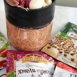 Адыгейская соль. Специи Кавказа. Пошаговый рецепт с фото