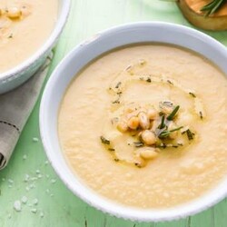 Суп-пюре из фасоли и цветной капусты, пошаговый рецепт с фото