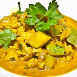 Карри с овощами и горчицей. Рецепт