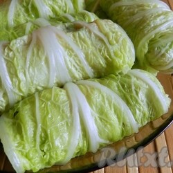 Голубцы из пекинской капусты - 14 пошаговых фото в рецепте
