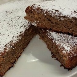 Постная коврижка с вареньем на чае. Всё смешал и в духовку!