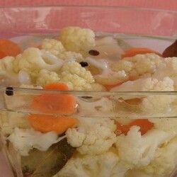 Дуже смачна маринована цвітна капуста