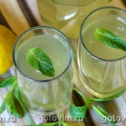 Домашний мятный лимонад . Рецепт с фото