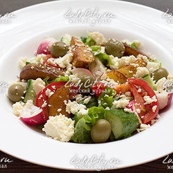 Салат из овощей с козьим сыром – рецепт с фото LadyCity.Ru