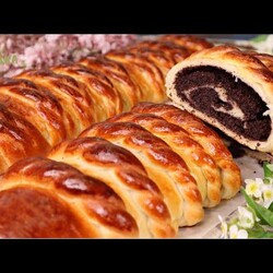 Пасхальный МАКОВЫЙ РУЛЕТ – СОЧНАЯ начинка, и МЯГКОЕ ТЕСТО | Оливьедка