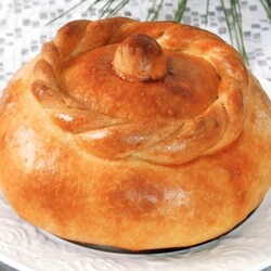 Вот что можно приготовить на Новогодний стол. Жаркое в тесте с мясом