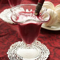 Рецепт ягодно-овсяного крема | Меню недели