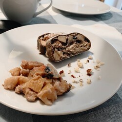 Штрудель из банановой муки