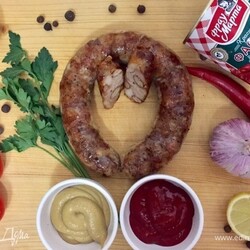 Сочная домашняя колбаса с фасолью — Пошаговый рецепт приготовления с фото 2024 | Простые и вкусные рецепты в домашних условиях EdimDoma.ru