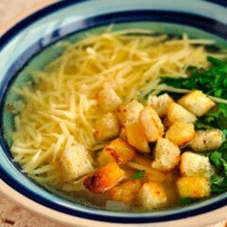 Чешский чесночный суп