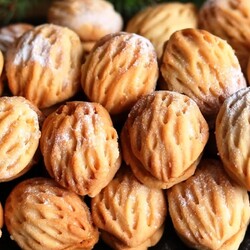 Печенье "Орешки" - рецепт проще простого. Без формы и с вкусной начинкой
