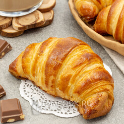 Круассаны из слоеного дрожжевого теста (+тесто) — рецепт с фото