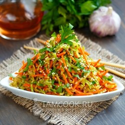 Кабачки с морковью по-корейски — рецепт с фото