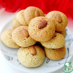 Итальянское постное печенье "Миндальное"