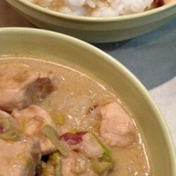 Рис и карри с курицей и кокосовым молоком. Рецепт